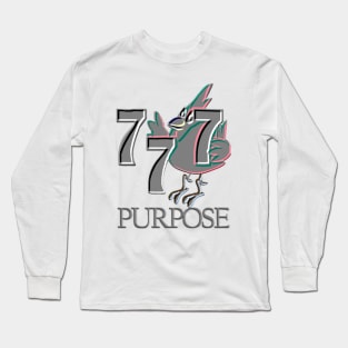 Angel Number 777: PURPOSE Long Sleeve T-Shirt